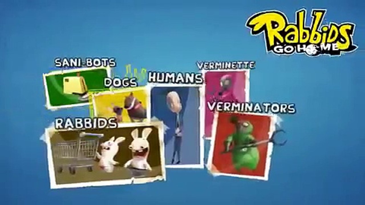 공수병에 걸린 토끼 - Rabbids 이동 홈 - (남자를 만나) 인간의 만남