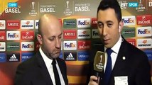 Galatasaray'ın rakibi Lazio.  Kura çekimi sonrası Cenk Ergün'ün açıklamaları. (14 Aralık 2015)