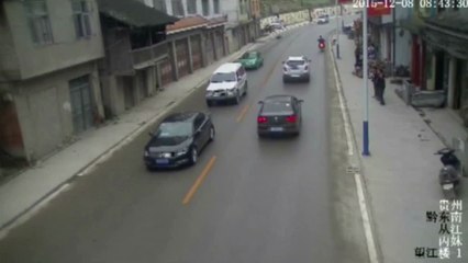 China: se libran de una muerte segura ante el derrumbe de varios edificios