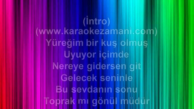 Ümit Kurşun - Güzel Yar - (2011) TÜRKÇE KARAOKE