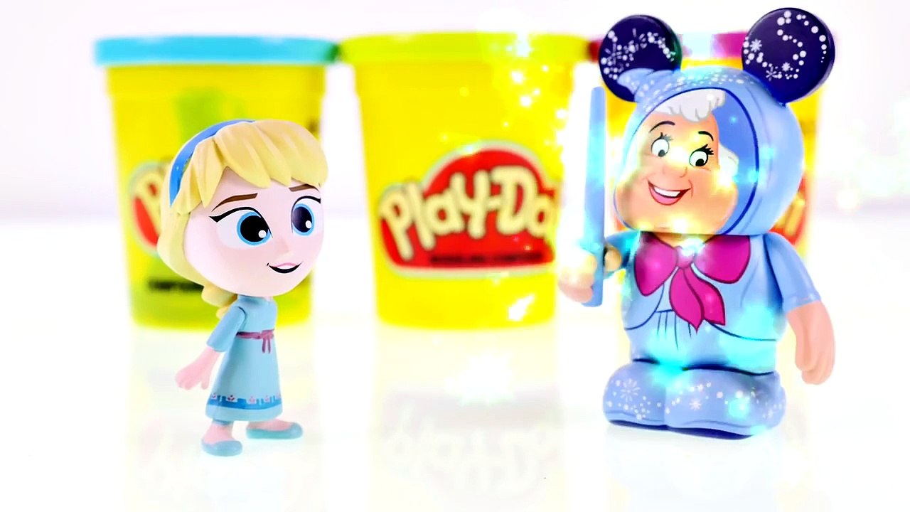 FROZEN Stop Motion Play Doh Changing Elsa - My Little Pony, Inside Out Animation