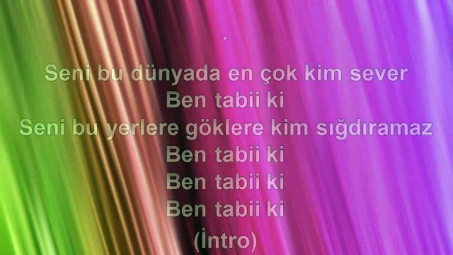 Ümit Sayın - Ben Tabii Ki - 1999 TÜRKÇE KARAOKE