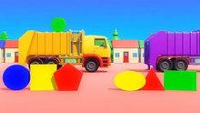 Garbage Truck Learn Shapes For Kids