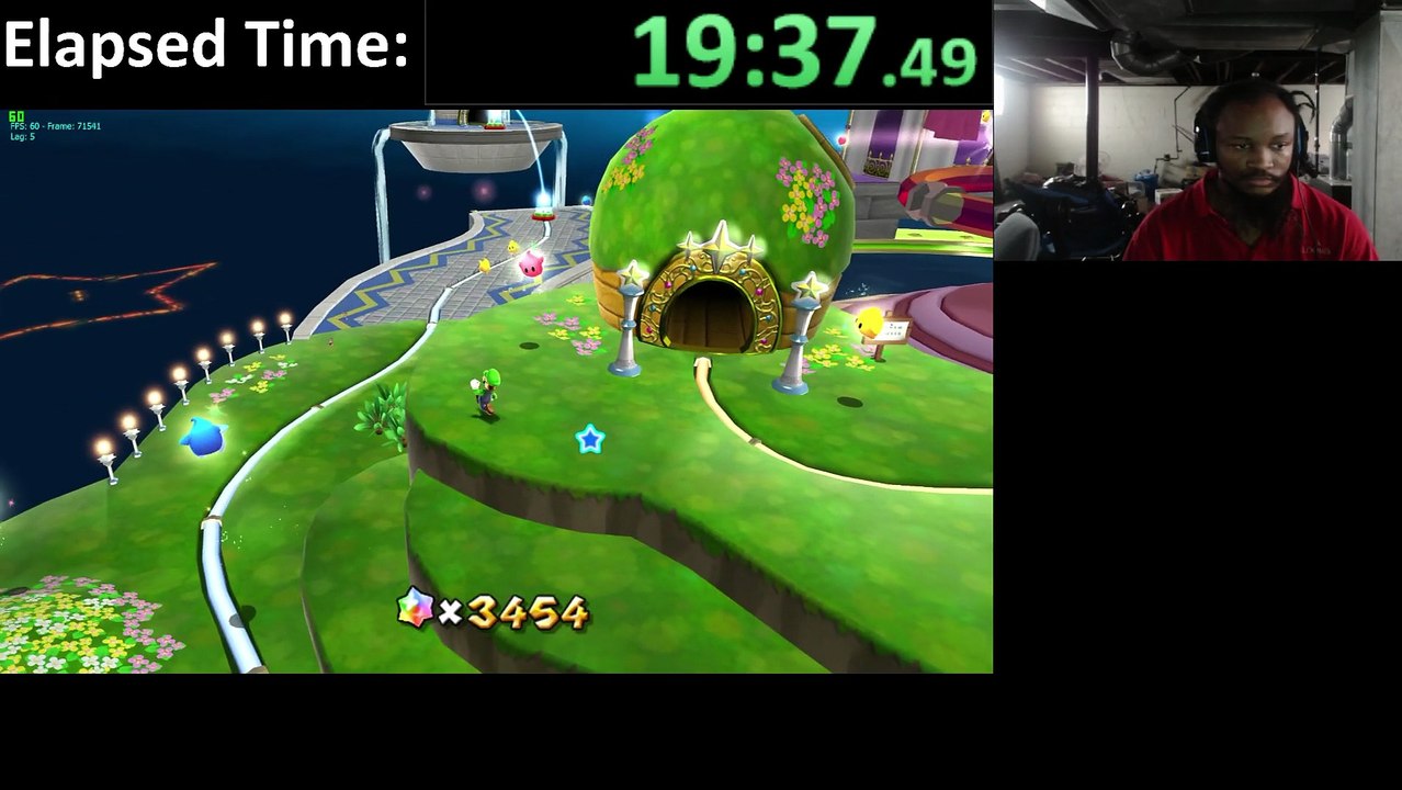 Super Luigi Galaxy (PC) Dolphin Emulator 4.0-5616 Walkthrough #6 - Part 2 with XSplit Broadcaster - 1080p 60 HD