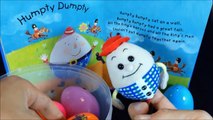 Comptine enfantine anglais egg rhymes humpty dumpty Sat On A Wall |  Nursery Rhymes with toys and surprise egg comptines