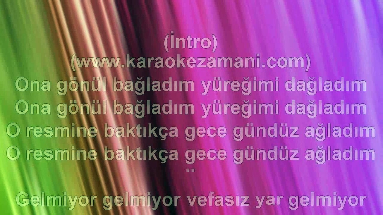Ünzile - Gelmiyor - (2009) TÜRKÇE KARAOKE