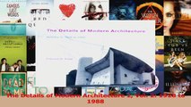 PDF Download  The Details of Modern Architecture 2 Vol 2 1928 to 1988 Download Online