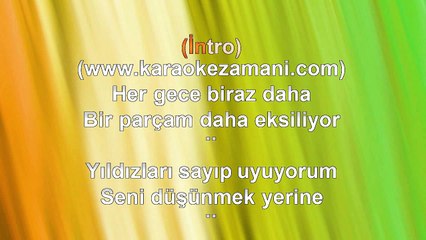 Yalın - Kaybettim - 2010 TÜRKÇE KARAOKE
