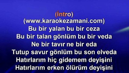 Yaşar - Aldanirim - 2001 TÜRKÇE KARAOKE