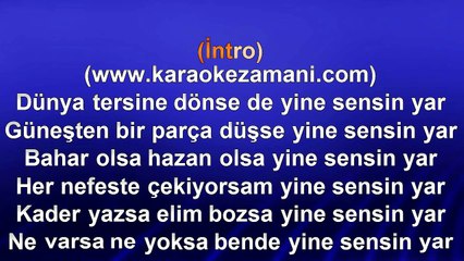 Yaşar İpek ‐ Yine Sensin Yar - 2004 TÜRKÇE KARAOKE