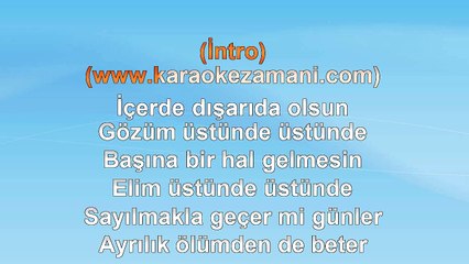 Yıldız Tilbe - Aklım Hep Sende - 2011 TÜRKÇE KARAOKE