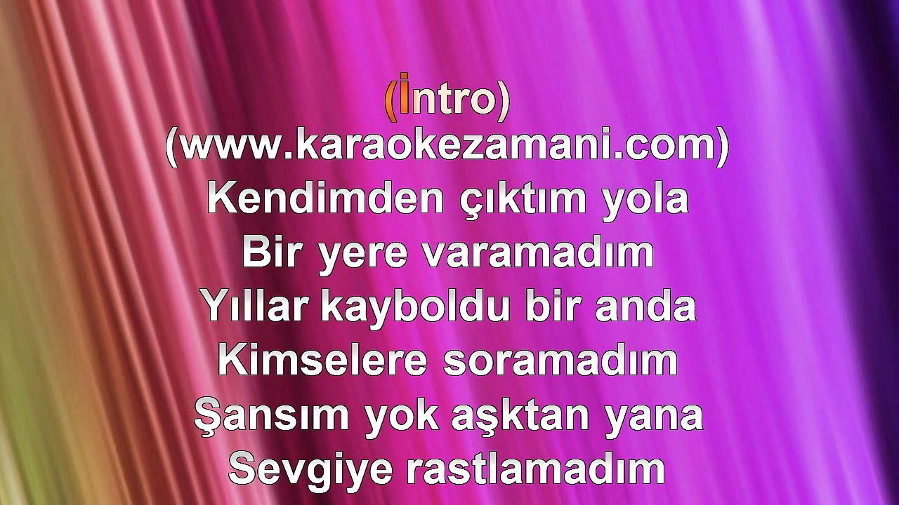 Yıldız Tilbe - Aşk Laftan Anlamaz Ki - 2002 TÜRKÇE KARAOKE