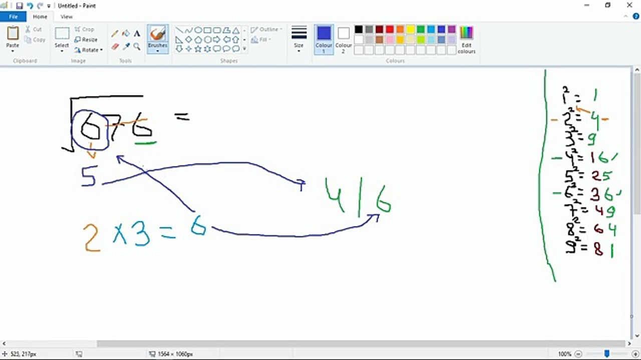 Easy Find Squre root in 5 second - Amazing Math Trick