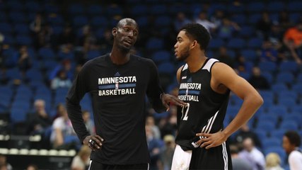 16-year old Towns interviews NBA stars