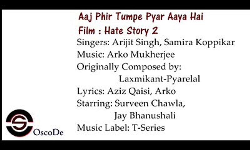 Aaj Phir Tumpe Pyar Aaya Hai