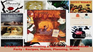Download  A Taste of Lucca Hosting a Northern Italian Dinner Party  Recipes Menus Planning Wines Ebook Free