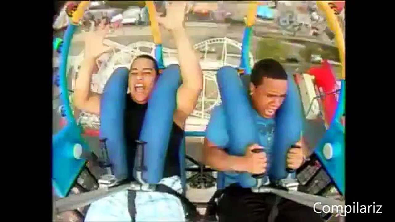 100 Slingshot Ride funny moments Compilation || Funny Game 2015
