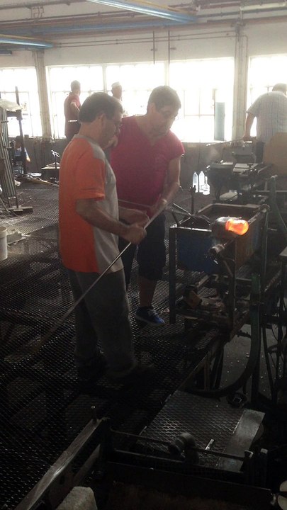 Contrefaçon de la brique Falconnier (type 5)  à Marinha Grande : de la paraison à la brique moulée