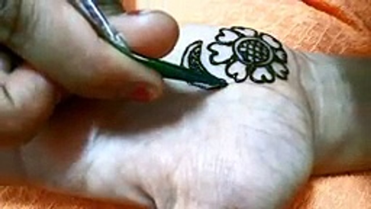 Mehendi design tutorials for beginners - beautiful mehndi design 2015 - awsome hina design