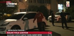 Beşiktaş-Galatasaray maçı öncesi futbolcuların yola çıkış görüntüleri. (14 Aralık 2015- GS TV)