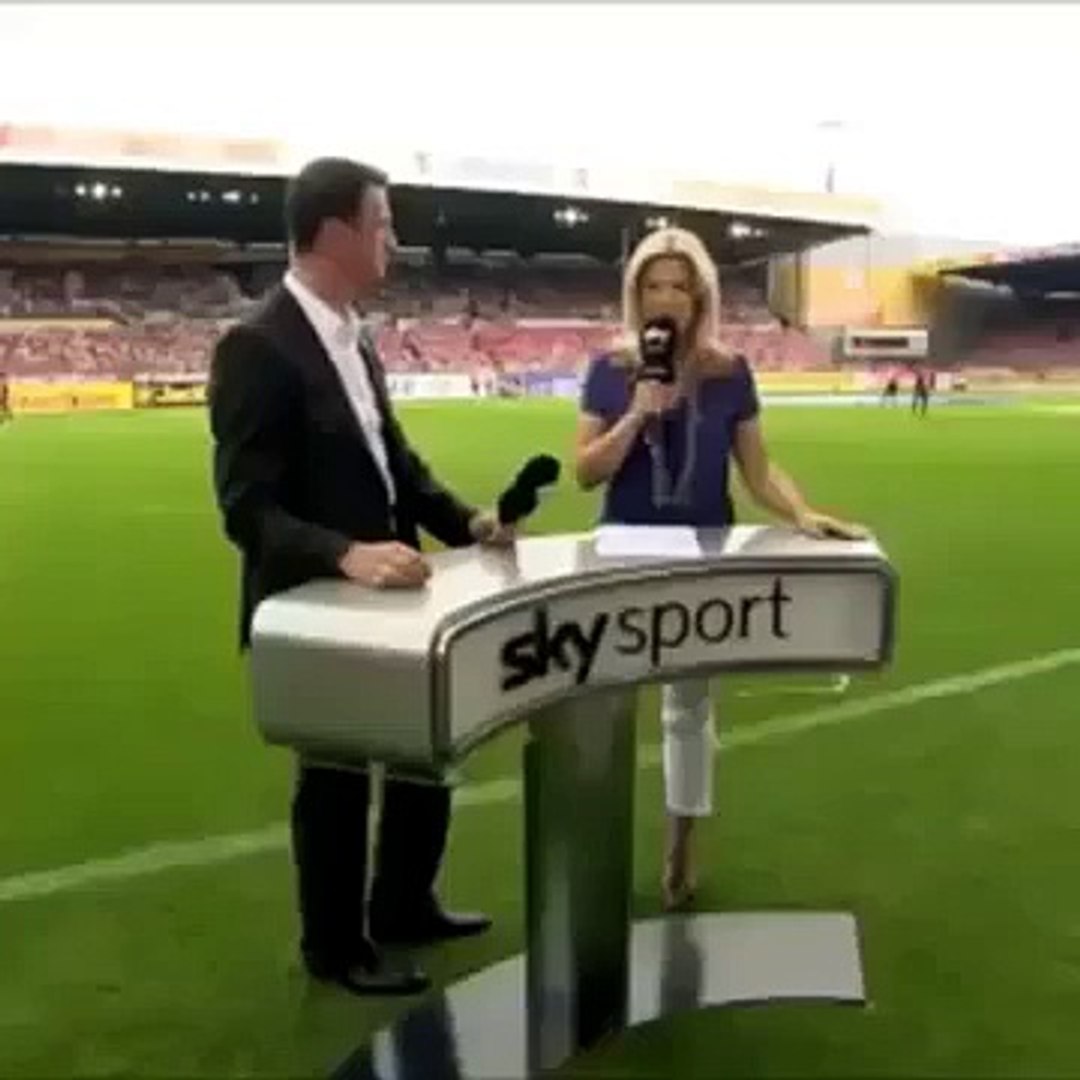 Football Hit To News Reporter