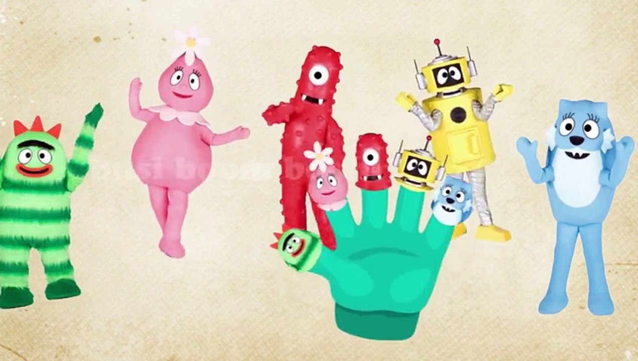 Yo Gabba Gabba Finger Family Songs - Daddy Finger Nursery Rhymes
