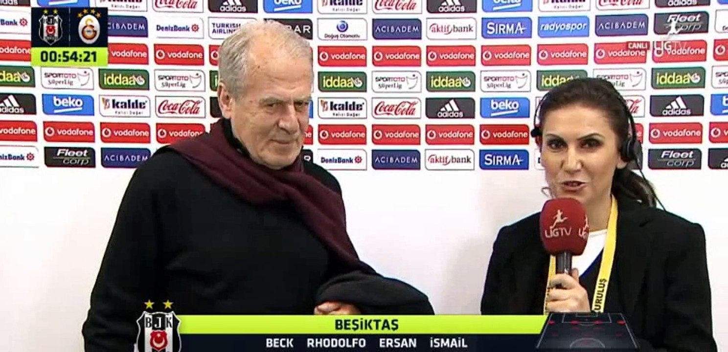 Beşiktaş-Galatasaray maçı öncesi Mustafa Denizli'nin açıklamaları. (14 Aralık 2015)
