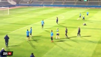 Messi scores amazing long range goal in Japan