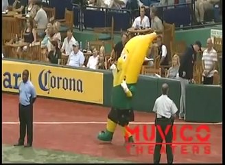 Security guard out dances mascot