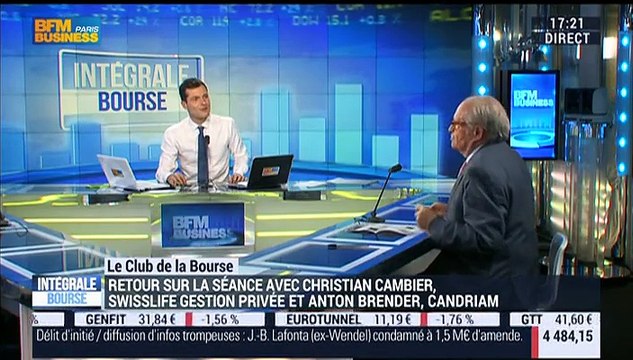 Le Club de la Bourse: Christian Cambier, Anton Brender et Vincent Ganne - 14/12
