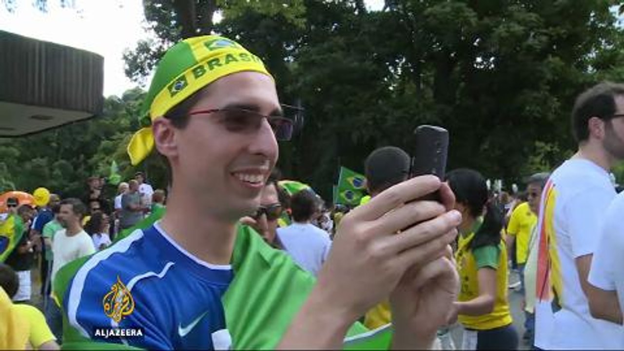Brazilian protesters call for president's impeachment