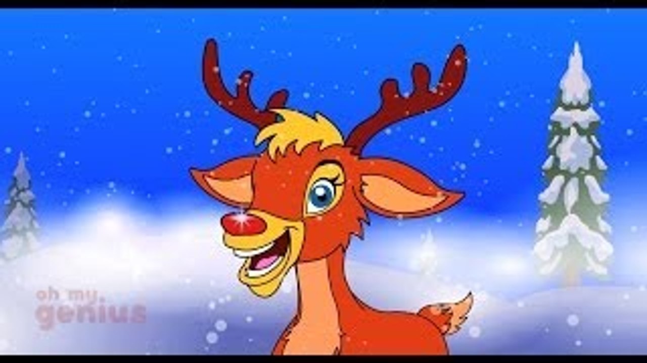 Rudolph, The Red Nose Reindeer | Christmas Carols | Nursery Rhymes