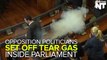 Opposition Politicians Set Off Tear Gas In the Kosovo Parliament... Again