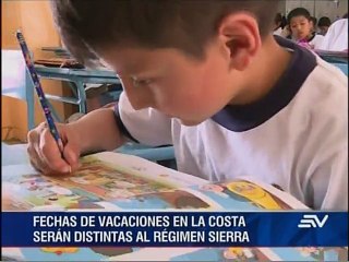 Vacaciones estudiantiles por Navidad