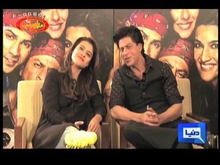 Shah Rukh Khan  Kajol  Mazaaq Raat on Dunya News  Dilwale Promotions