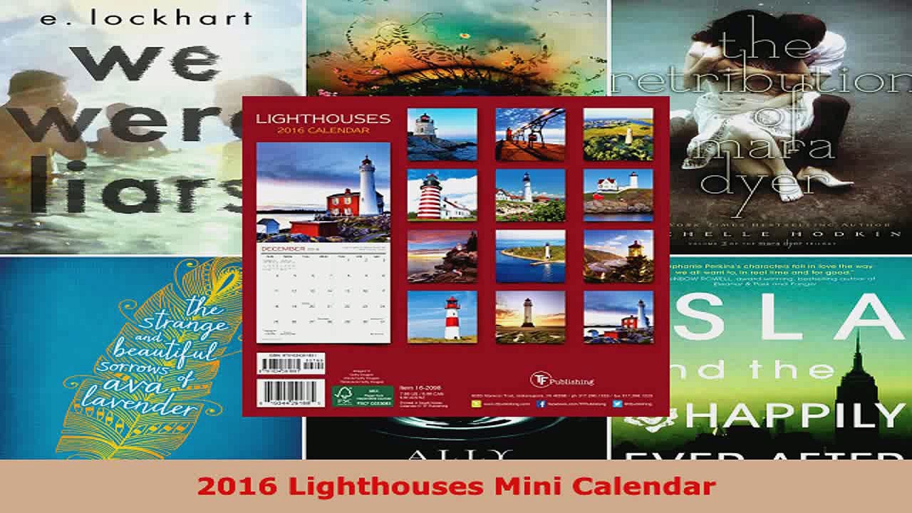 Download  2016 Lighthouses Mini Calendar PDF Online
