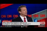 Rand Paul attacks Rubio over border security, Rubio does a Training Day laugh