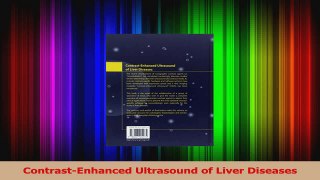 ContrastEnhanced Ultrasound of Liver Diseases PDF