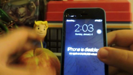 Hitting my iphone on an apple it stilll works