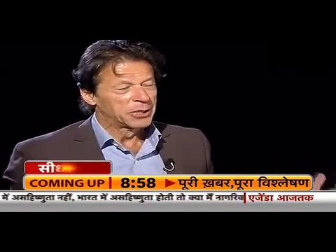 Superb Reply of Imran Khan to Indian Anchor on Hafiz Saeed