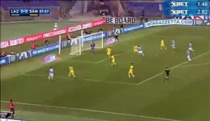 amazing save Lazio vs Sampdoria 14.12.2015