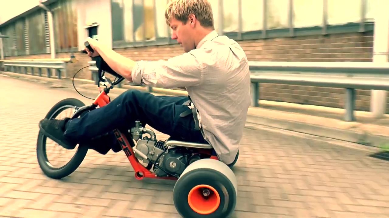 Un Drift Trike avec un moteur de 125cm3 qui monte à plus de 80km/h - Vidéo  Dailymotion