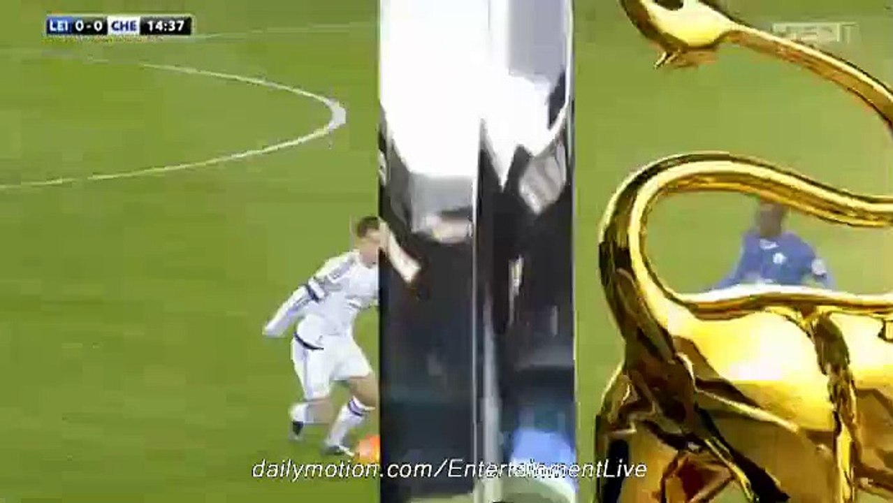 Eden Hazard Gets Injured Leicester City 0-0 Chelsea PL