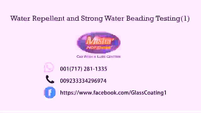 Alloy rims water testing