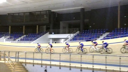 Les cadets à la piste de BOURGES