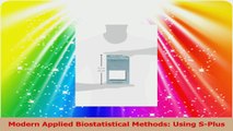 Modern Applied Biostatistical Methods Using SPlus Read Online