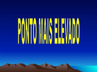 Recordes Mundiais - Ponto mais elevado