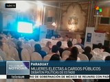 Paraguay: mujeres electas a cargos públicos debaten políticas