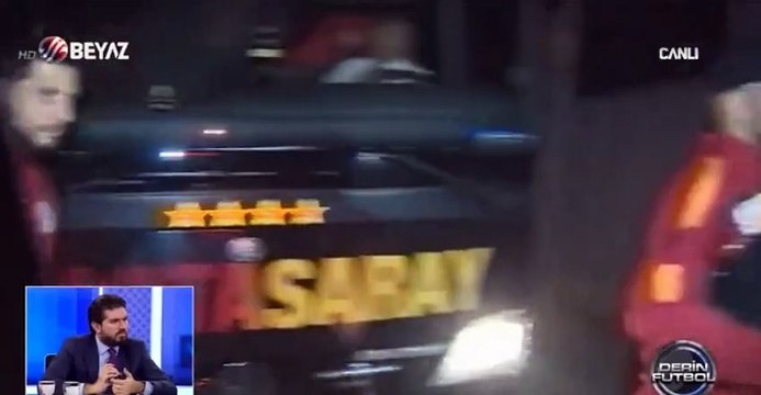 Beşiktaş-Galatasaray 2-1 Maç Sonu | Futbolcular Florya Metin Oktay Tesislerine arka kapıdan giriş yaptı.