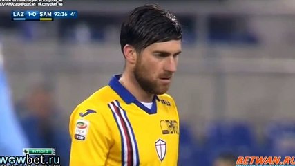 Ervin Zukanović Goal - Lazio 1 - 1 Sampdoria - 14/12/2015